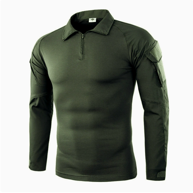 Breathable and wear-resistant G2 Frog suit moisture-wicking top, men's long-sleeved outdoor training frog suit CP camouflage tactical suit Item Picture