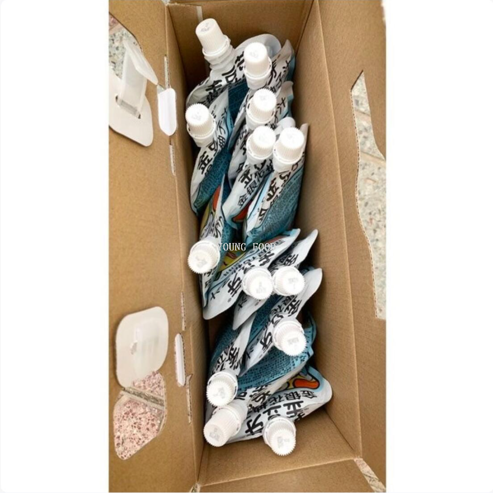 Free shipping! Golden Bean Sprout, Honeysuckle, Pomelo Juice, Hawthorn Juice Gift Box 100m*13 bags, a refreshing and nourishing gift Item Picture