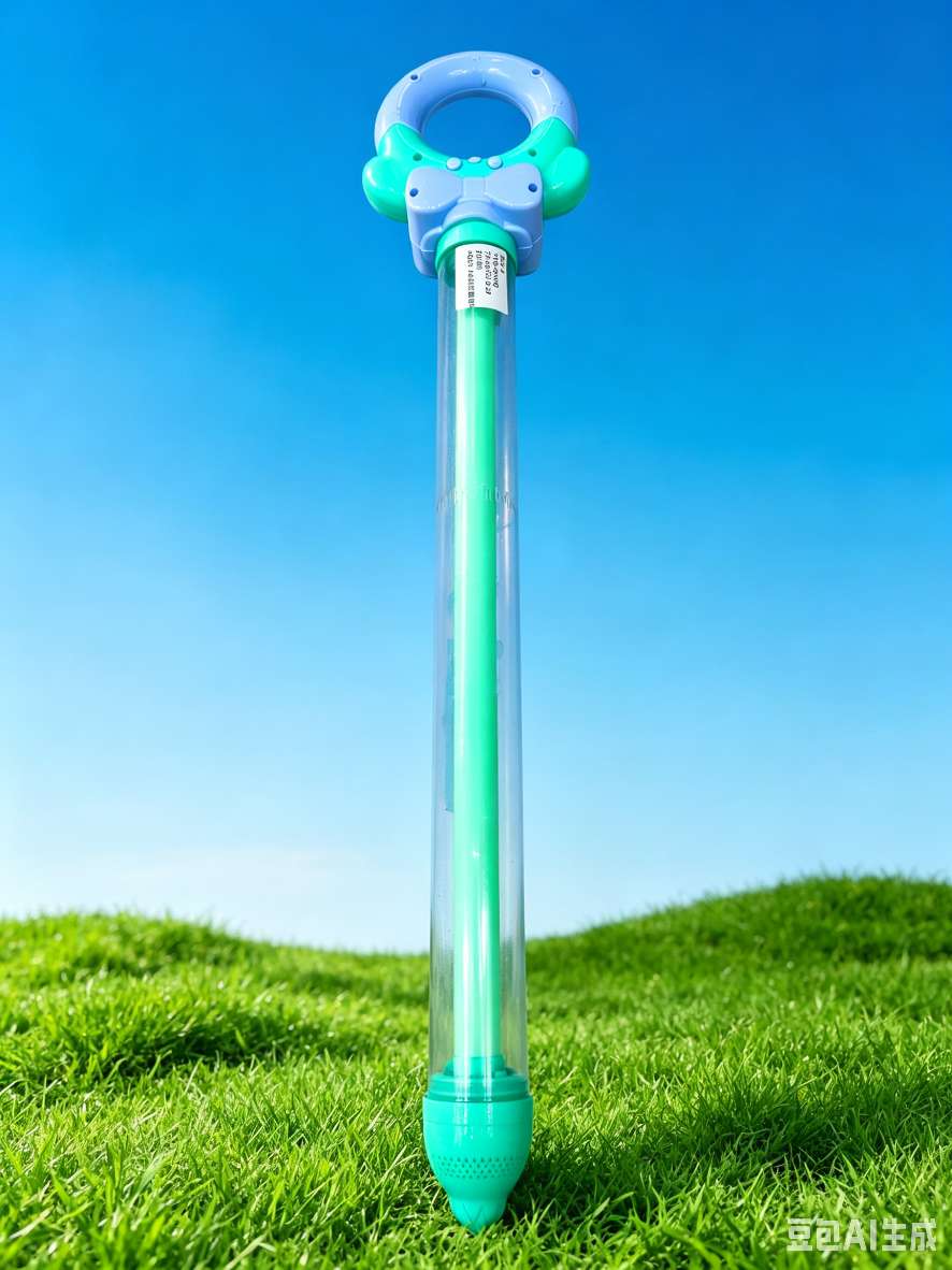 Doughnut pull ring pull-out water gun, children's large-capacity water cannon, summer water play, water fight, drifting toy detail image 2