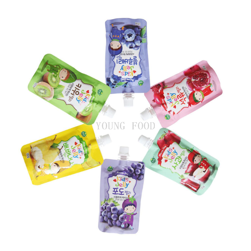 Free shipping! Korean Hanmihe Pomegranate-flavored Jelly 120g Apple, Grape and kiwi juice drink, children's snack Application Scenario