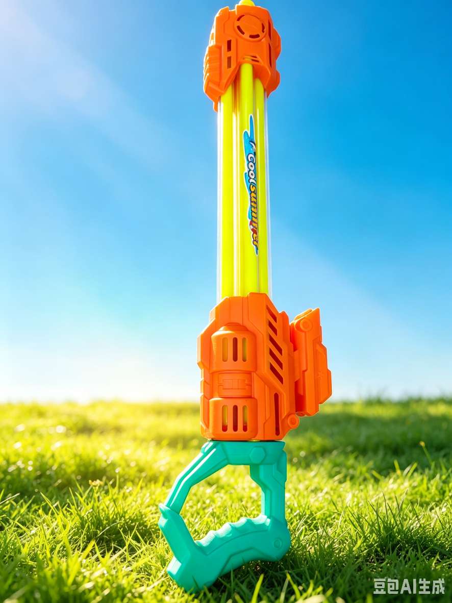 "Water Fight Divine Inscription!" The orange-green mecha Wind multi-barrel water cannon has an extremely powerful range detail image 6