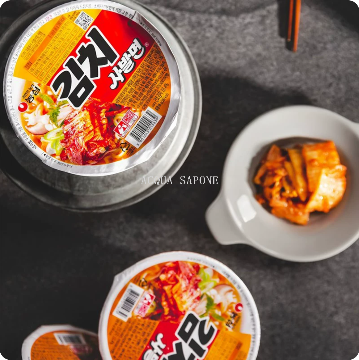 Free shipping! Korean Nongshim Kimchi Small Bowl Noodles 86g Imported snacks, instant noodles, fast food, instant noodles and cup noodles Application Scenario