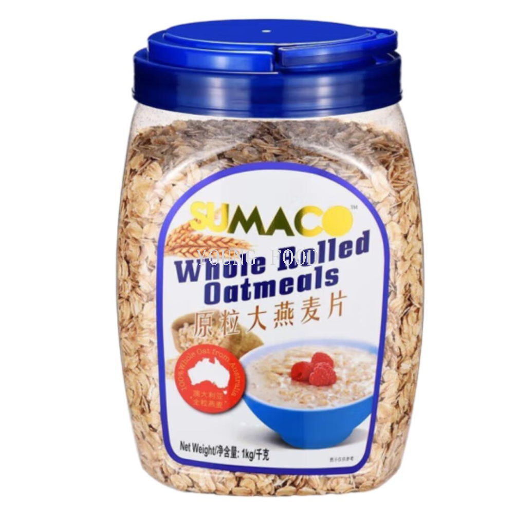 Free shipping! Malaysian imported Sumago ready-to-eat oatmeal 1-1.2kg quick-cooking breakfast snack Specification image