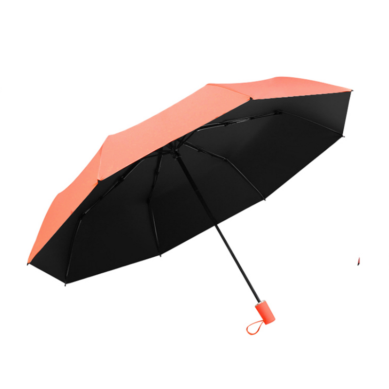 Hengdun Black rubber sun Protection folding Umbrella UPF50 + UV protection ultra-light portable pocket umbrella, suitable for both weather and rain, reinforced wind resistance, suitable for both men and women, available in multiple colors for commuting sunshade, wholesale supported Specification image