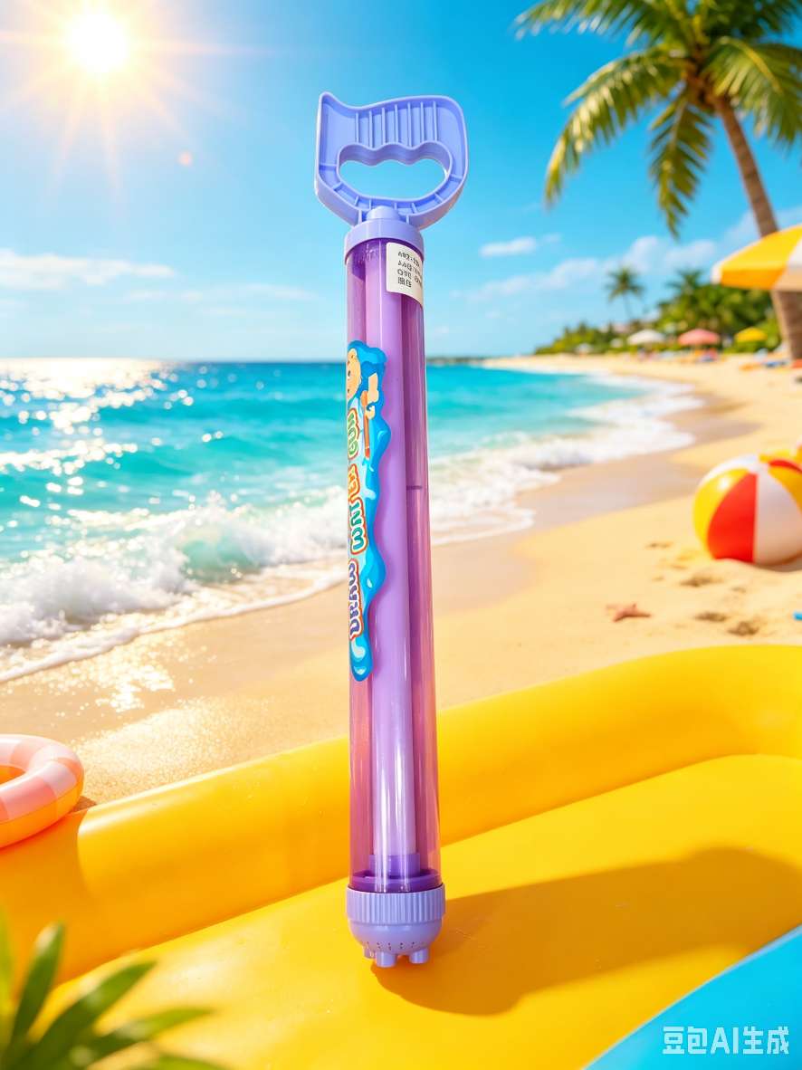 Pull-out water gun, children's toy, multi-nozzle water cannon, summer water fight magic tool, outdoor water play toy Item Picture