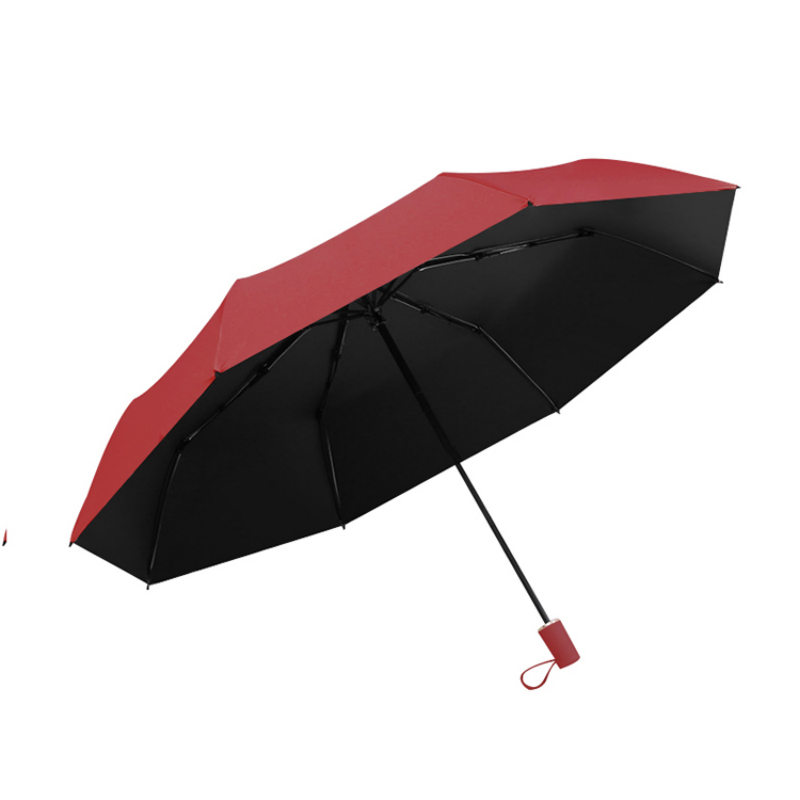 Hengdun Black rubber sun Protection folding Umbrella UPF50 + UV protection ultra-light portable pocket umbrella, suitable for both weather and rain, reinforced wind resistance, suitable for both men and women, available in multiple colors for commuting sunshade, wholesale supported Application Scenario