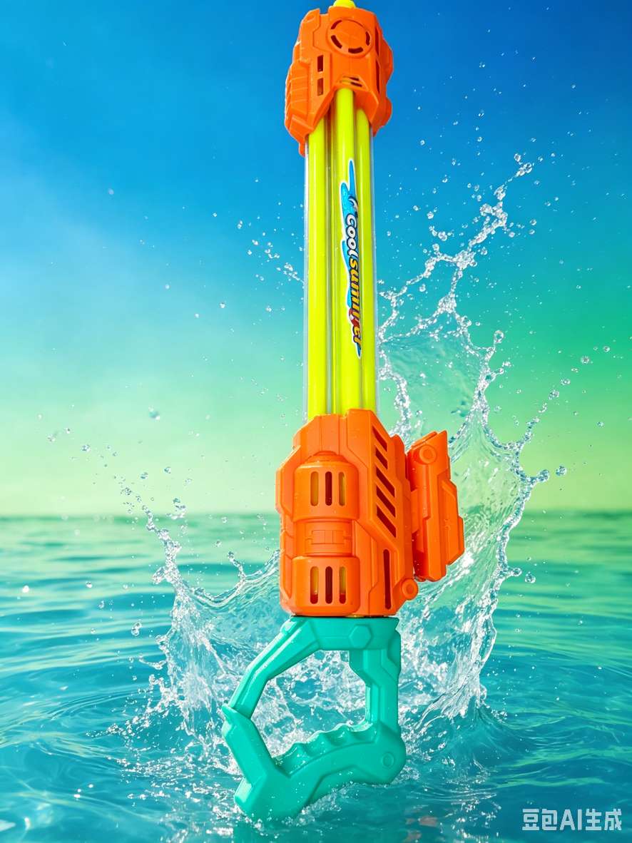 "Water Fight Divine Inscription!" The orange-green mecha Wind multi-barrel water cannon has an extremely powerful range detail image 4