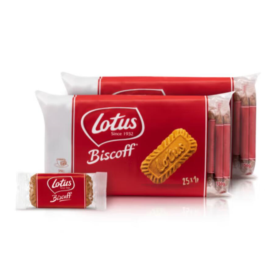 Free shipping! Belgian and Qingbi Shika caramel cookies, 25 pieces, 156g imported snack cookies
