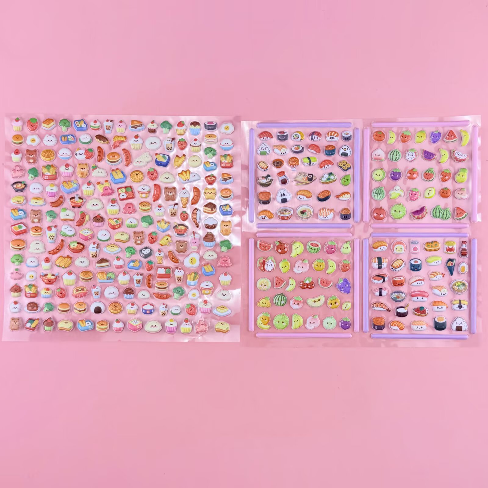 Cute little nose bubble double-layer decorative stickers, cartoon 3D stereoscopic foam stickers, diary material bubble stickers pic 6