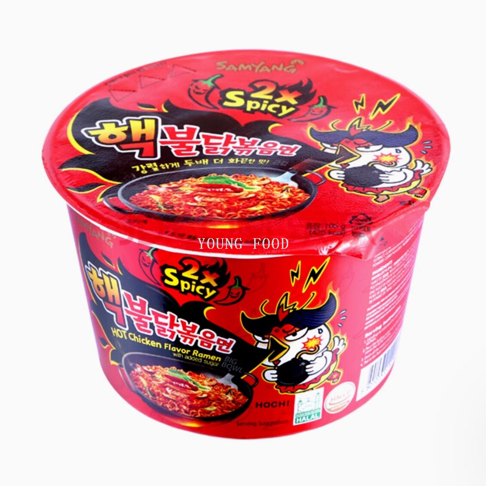 Free shipping! Korean Samyang Turkey Noodles with 105g double spiciness challenge the hellish spiciness of double sauce