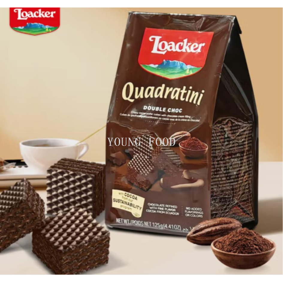 Free shipping: 110g Italian Laijia Wafers with espresso, crispy filling, individual small package Item Picture