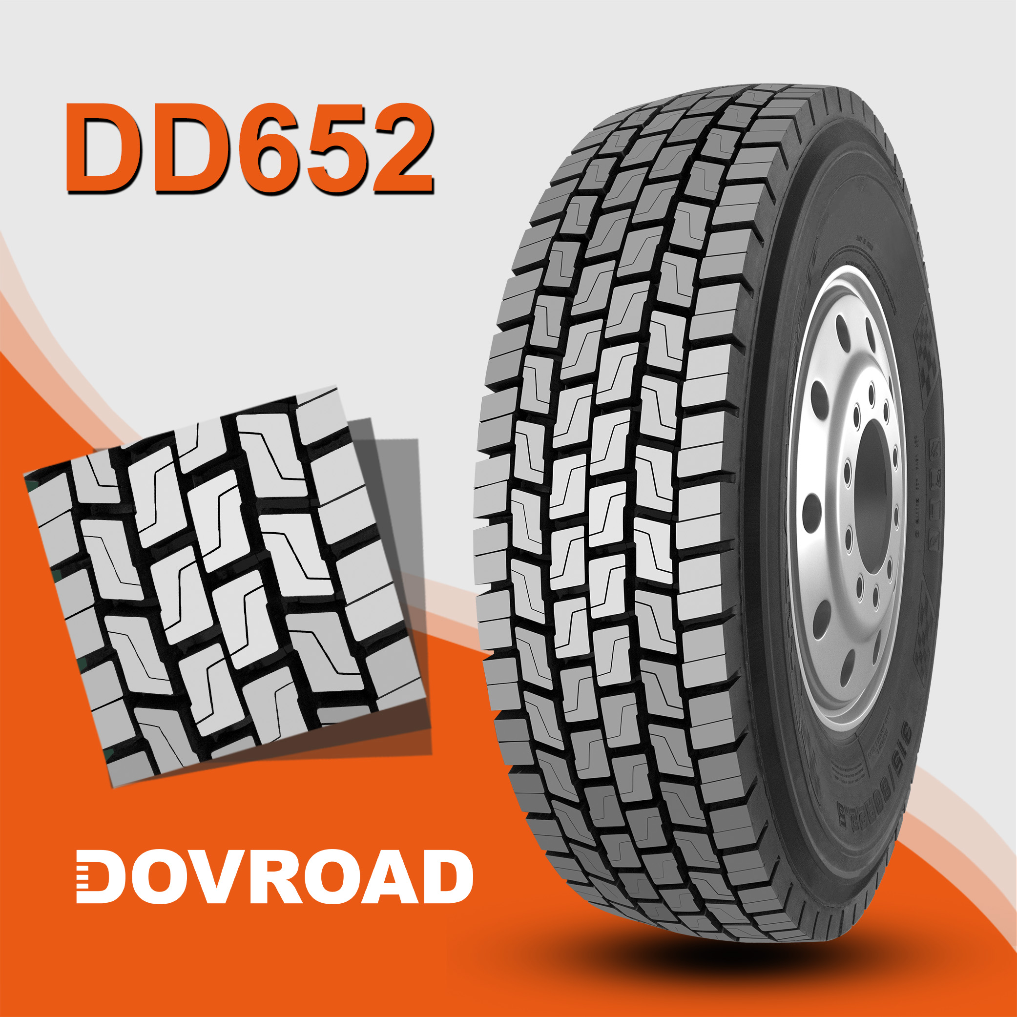 295/80R22.5 DD652 耐磨四季通用型 强抓地力 汽车轮胎 价格面议