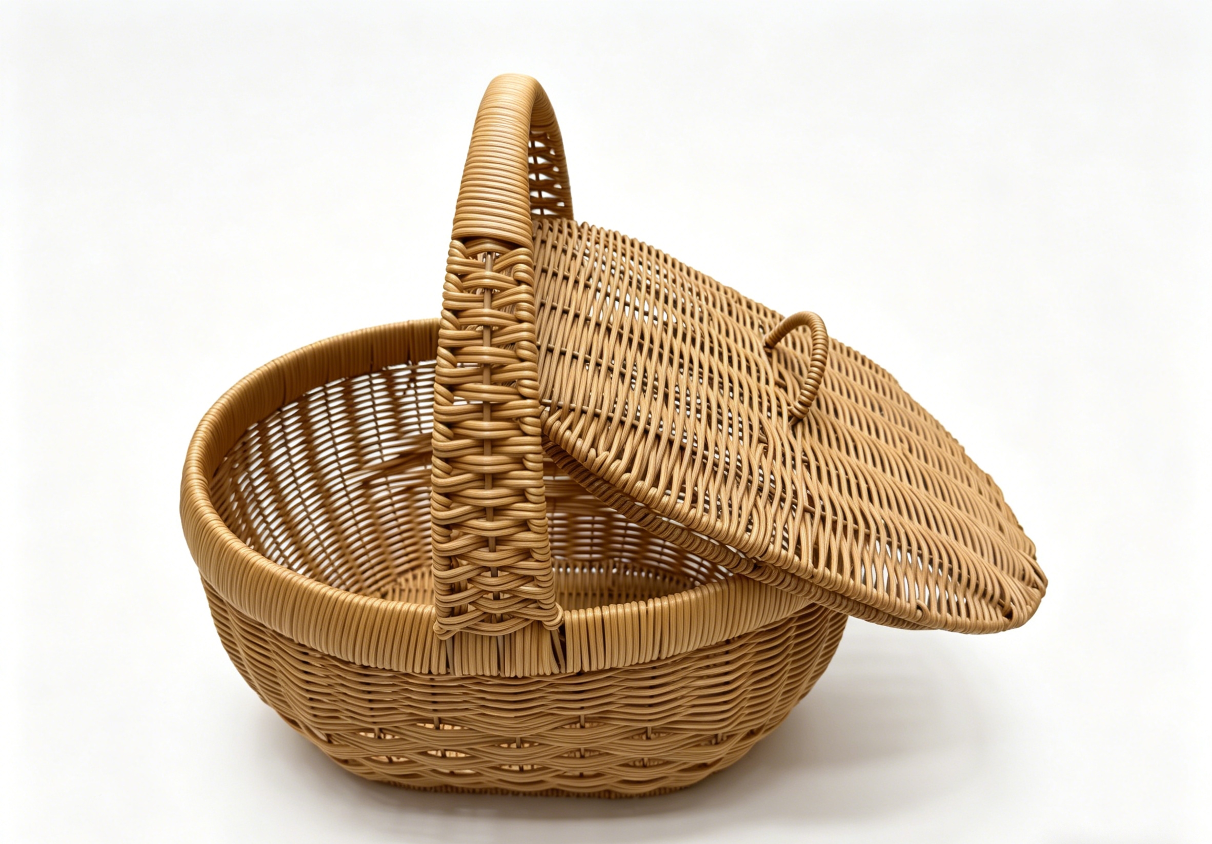 Imitación ratán tejido denier con tapa cesta grande cesta de picnic de campo cesta de fruta de pan cesta de cocina cesta de almacenamiento para el hogar dragon boat festival zongzi con tapa cesta de regalo súper embalaje de regalo cesta de regalo