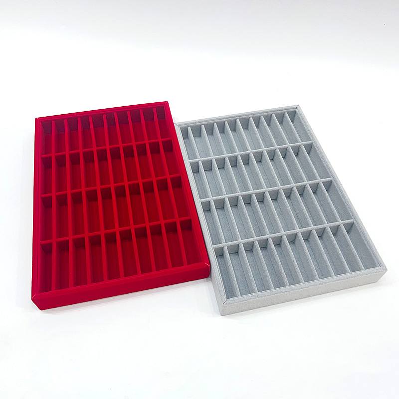 A grey and red checkered desktop storage box, storage basket, and organizing storage box Specification image