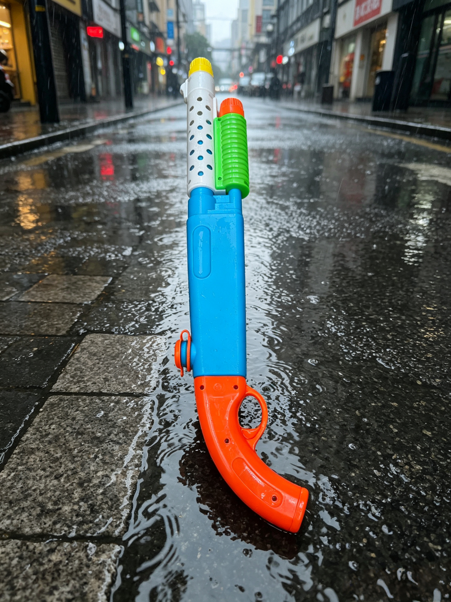 Children's pull-out water gun, a perfect tool for summer pool water fights, a large-capacity and long-range water play toy detail image 2