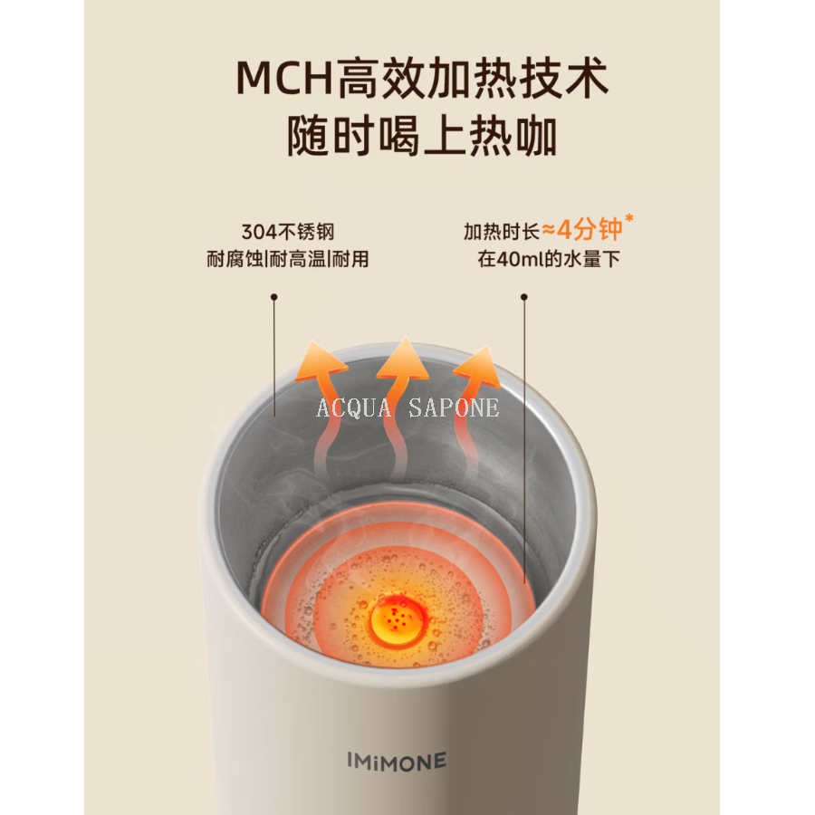 IMiMONE portable water dispenser, coffee machine, household small capsule, coffee powder 2-in-1 wireless details Picture