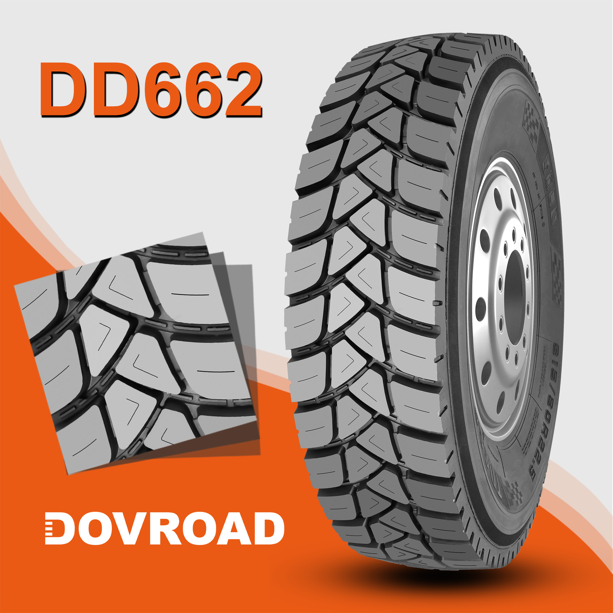 295/80R22.5 DD662 耐磨四季通用型 强抓地力 汽车轮胎 价格面议