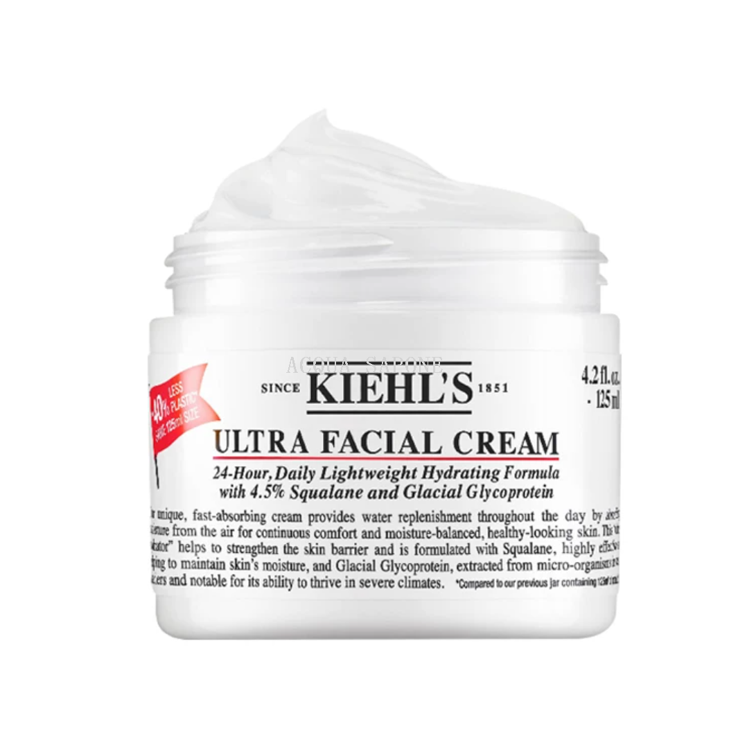 Free shipping! Kiekl's 125ml High Moisturizing Cream deeply hydrates and moisturizes with squalane, providing a refreshing and invigorating feeling details Picture