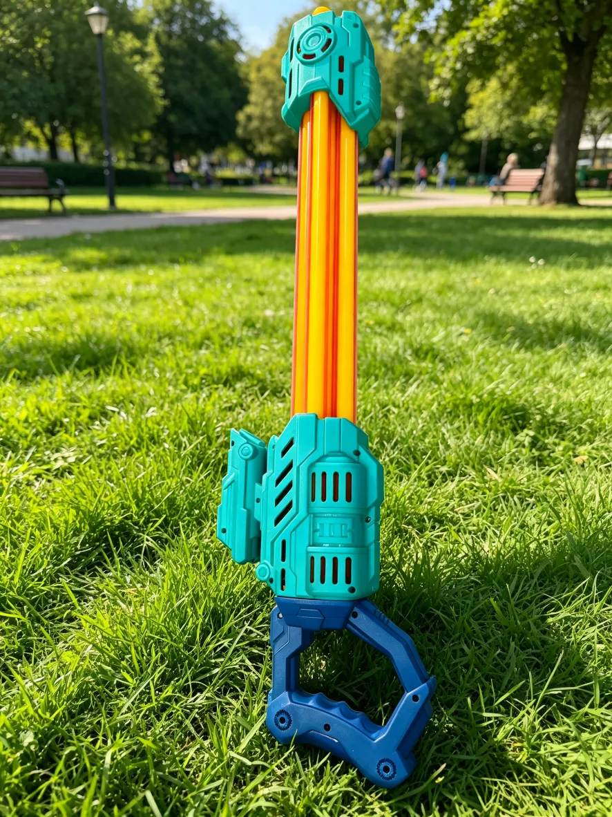 Children's multi-tube pull-out water cannon, water gun, summer swimming pool water fight magic tool, large-capacity long-range water play toy detail image 6