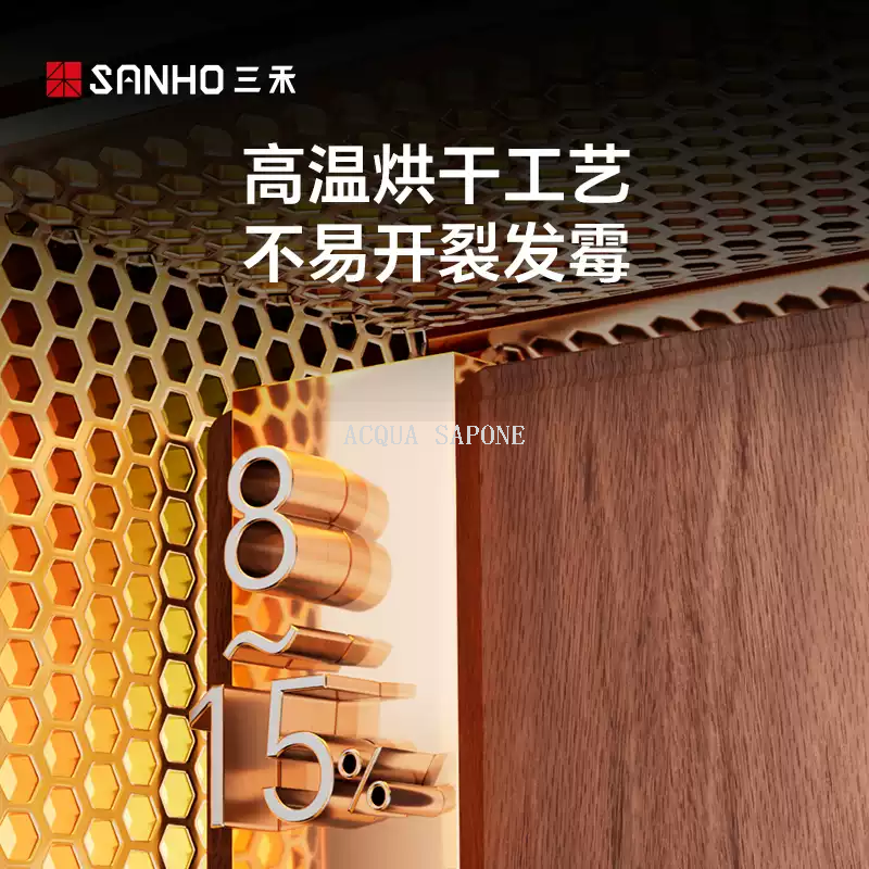 Free shipping! Sanhe Ebony pp household double-sided cutting board, anti-mold and anti-crack thickened kitchen cutting board CB021 Application Scenario