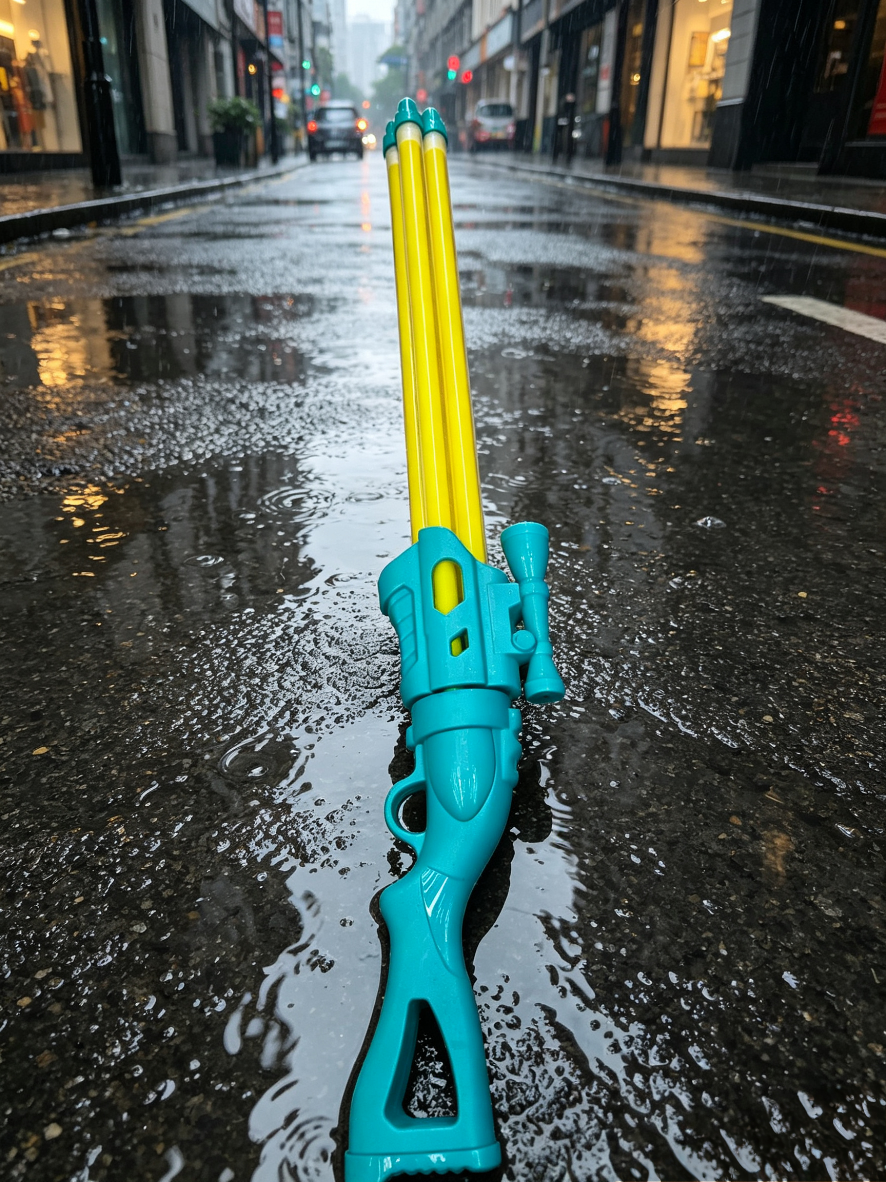 Children's double-tube pull-out water gun, a summer swimming pool water fight magic tool, large-capacity long-range water play toy Application Scenario