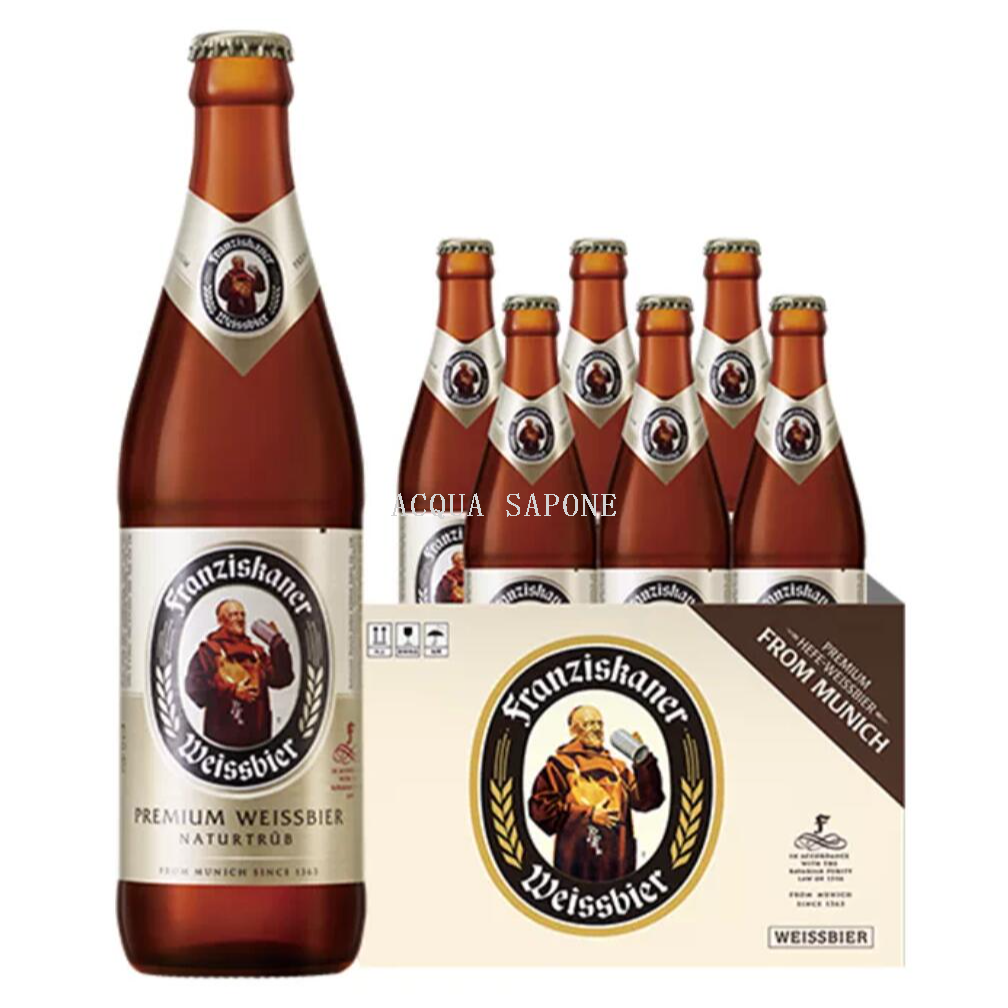 Free shipping! Fan Jiale Priest Wheat White Beer 450ml, a classic staple with a smooth and mellow German flavor