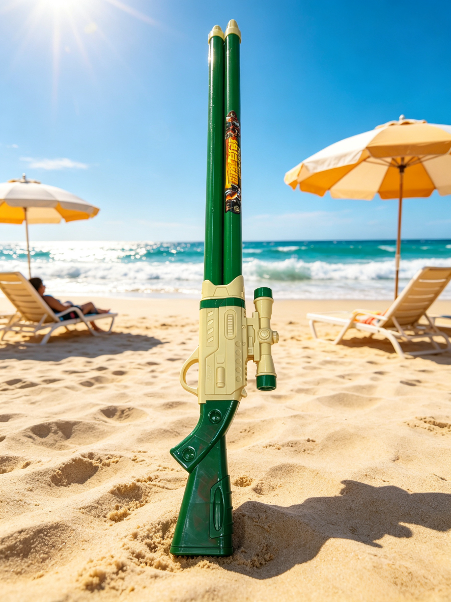 Summer outdoor beach swimming pool battle water gun boys and girls large-capacity pull-out water toy guns Item Picture