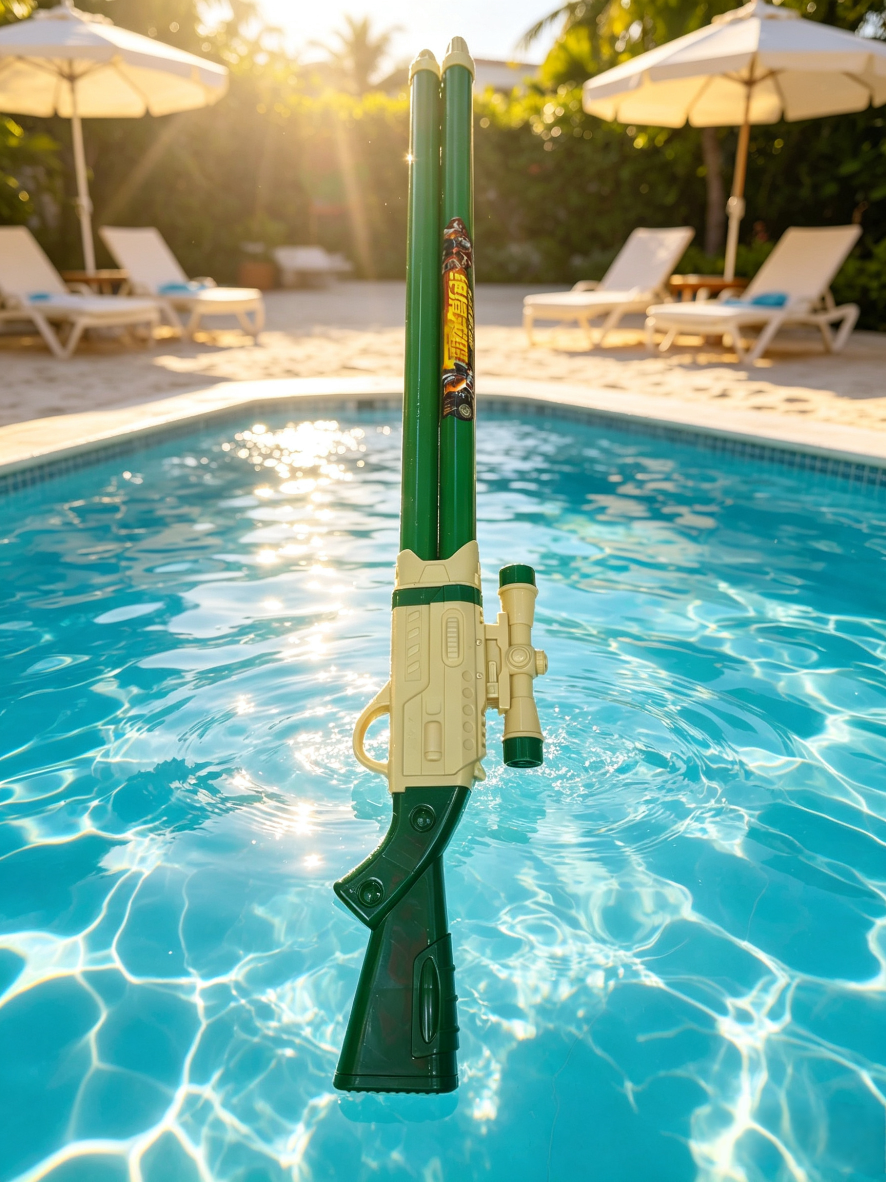 Summer outdoor beach swimming pool battle water gun boys and girls large-capacity pull-out water toy guns