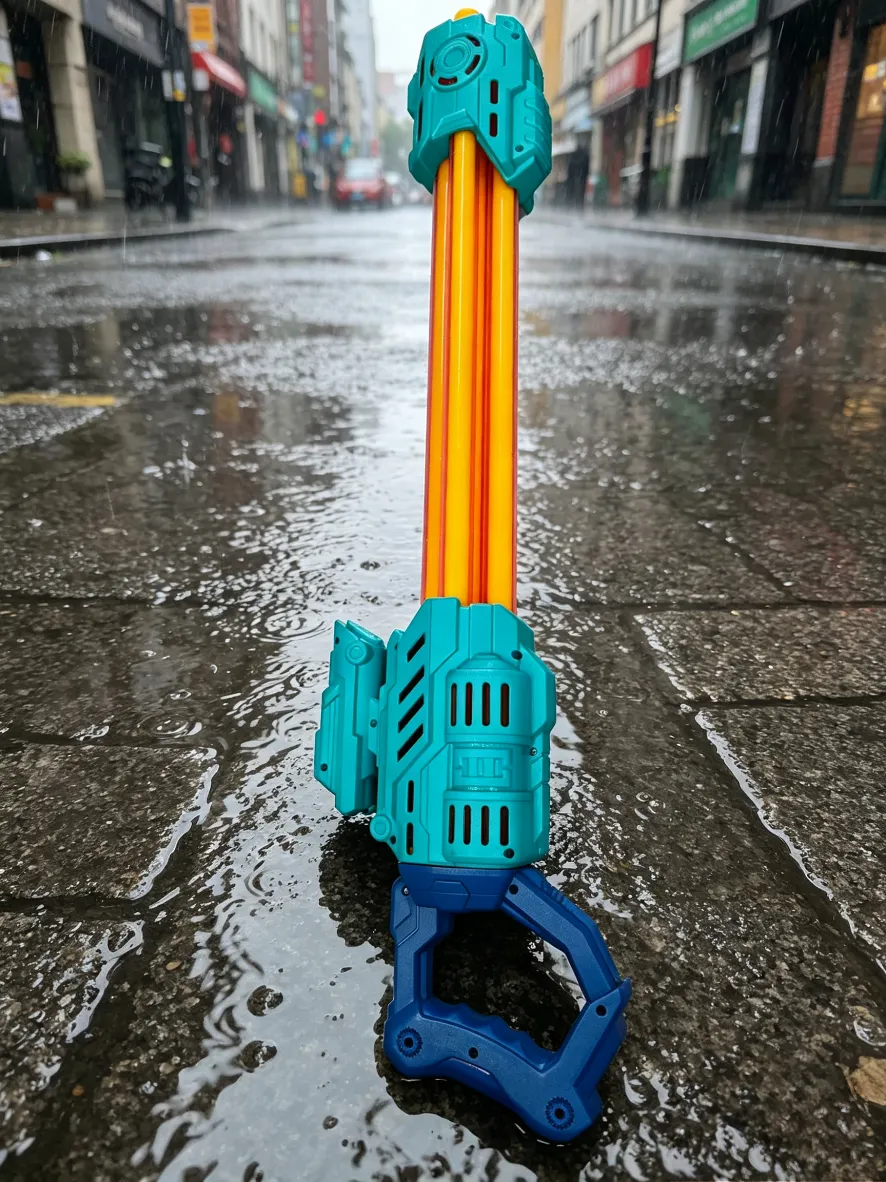 Children's multi-tube pull-out water cannon, water gun, summer swimming pool water fight magic tool, large-capacity long-range water play toy detail image 5