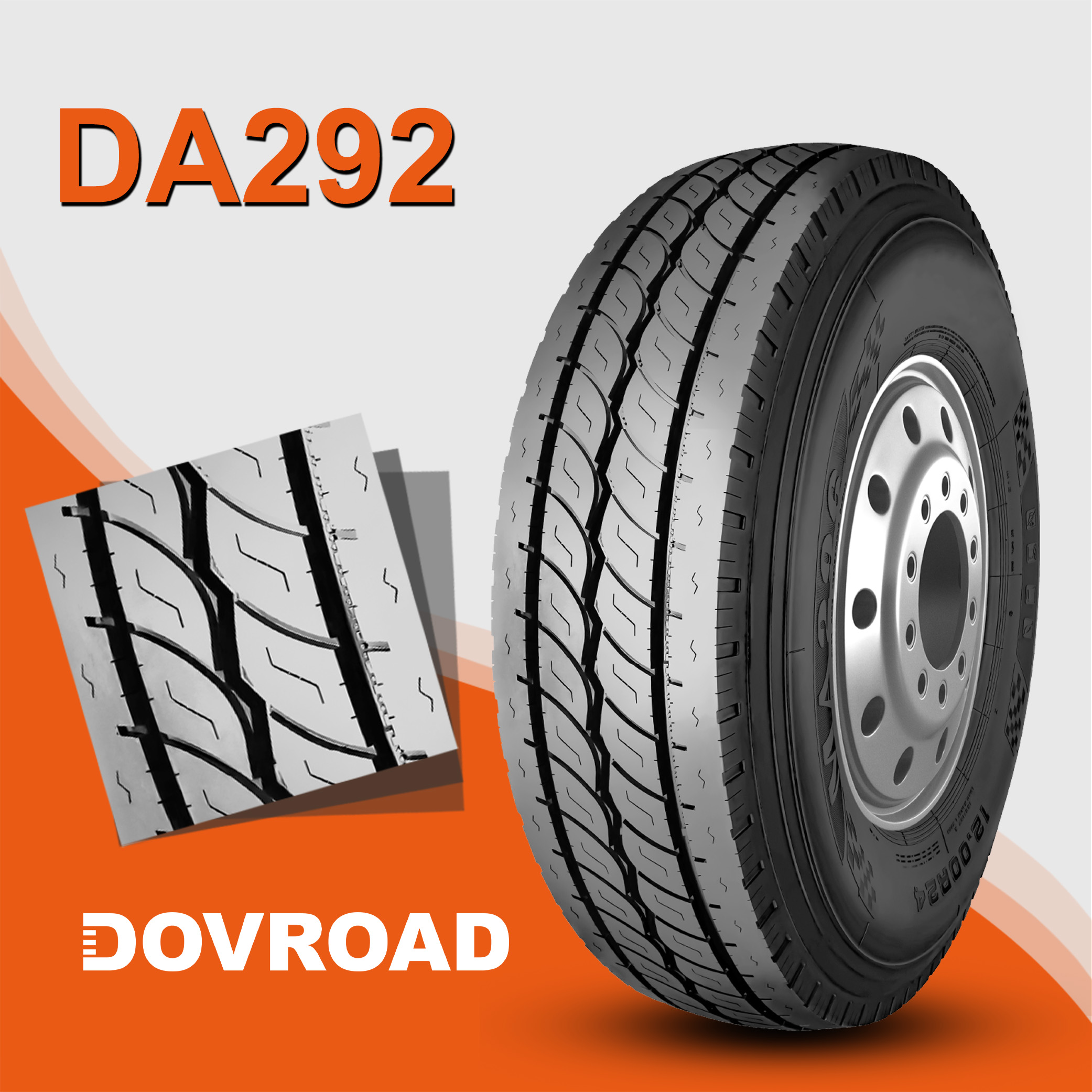 1200R24 DA292 耐磨四季通用型 强抓地力 汽车轮胎 价格面议