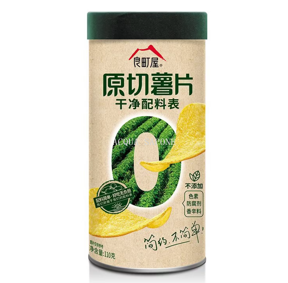 Free shipping! Ryamachi House Original Cut Potato Chips 0 Additives No additives Light Burden Potato Chips Snack 110g Application Scenario