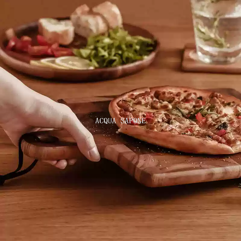 Free shipping! lcliving Thai imported acignon wood fruit cutting board, solid wood baby cutting board, breadboard for cooking Application Scenario