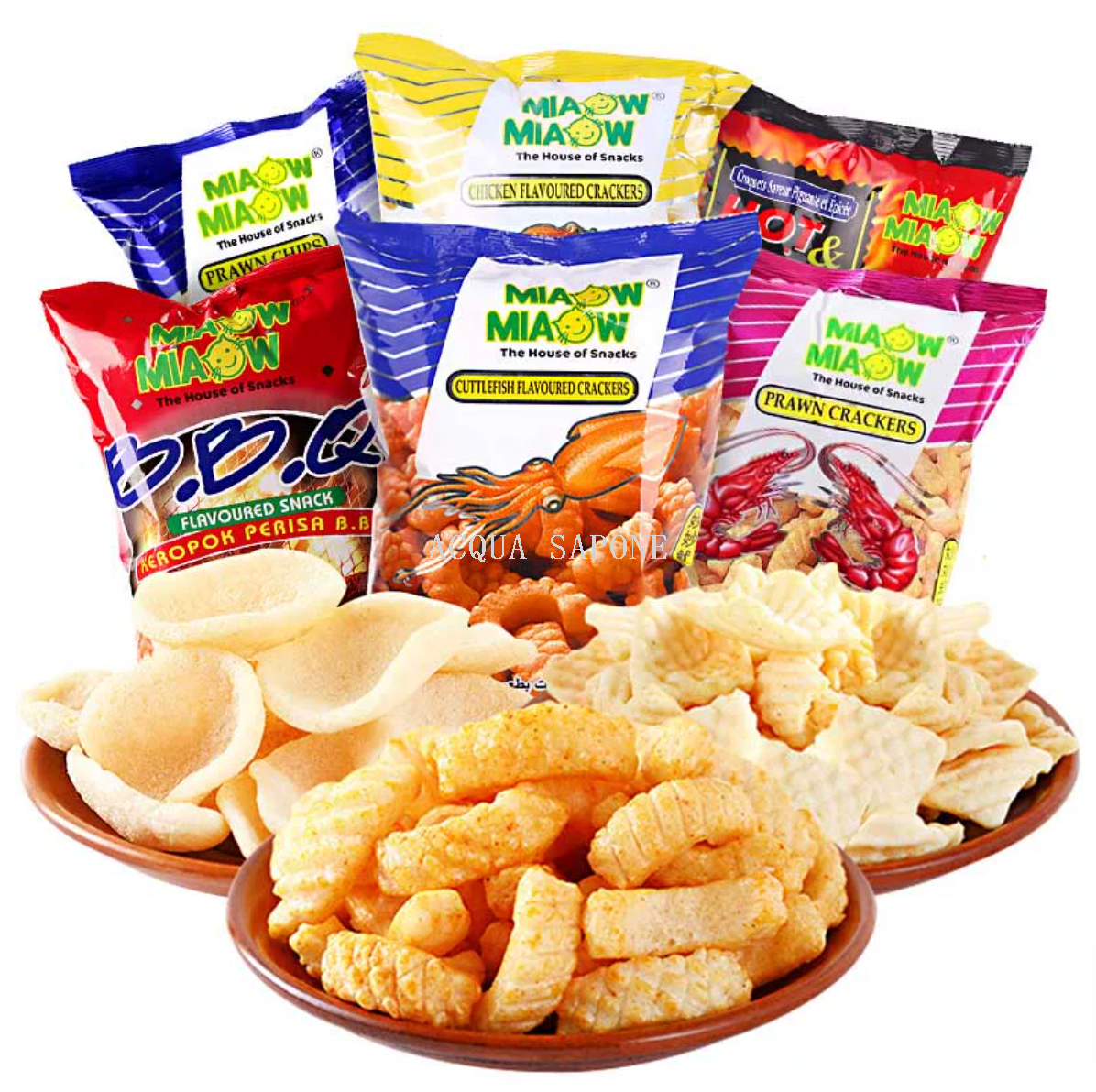 Free shipping! Malaysian imported snack food Miaow Miaow Crispy Bar Puffed food 60g