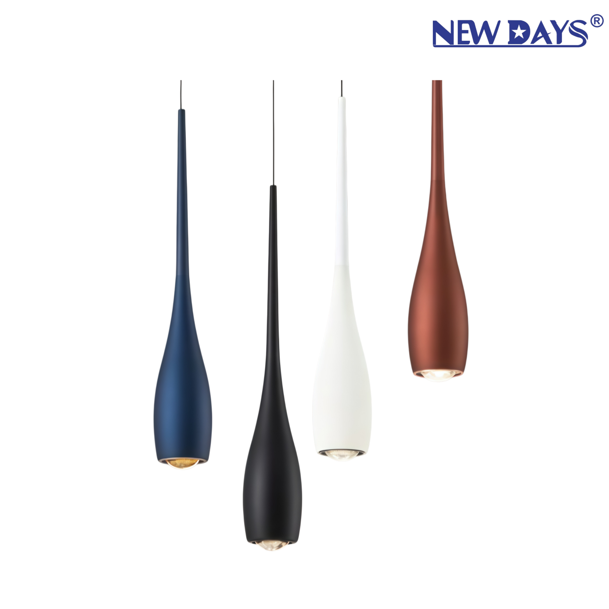 NEWDAYS brand's cross-border new product, led teardrop-shaped magnetic track, bedroom creative bedside lamp, energy-saving high-brightness lighting, dining room ambient lighting chandelier