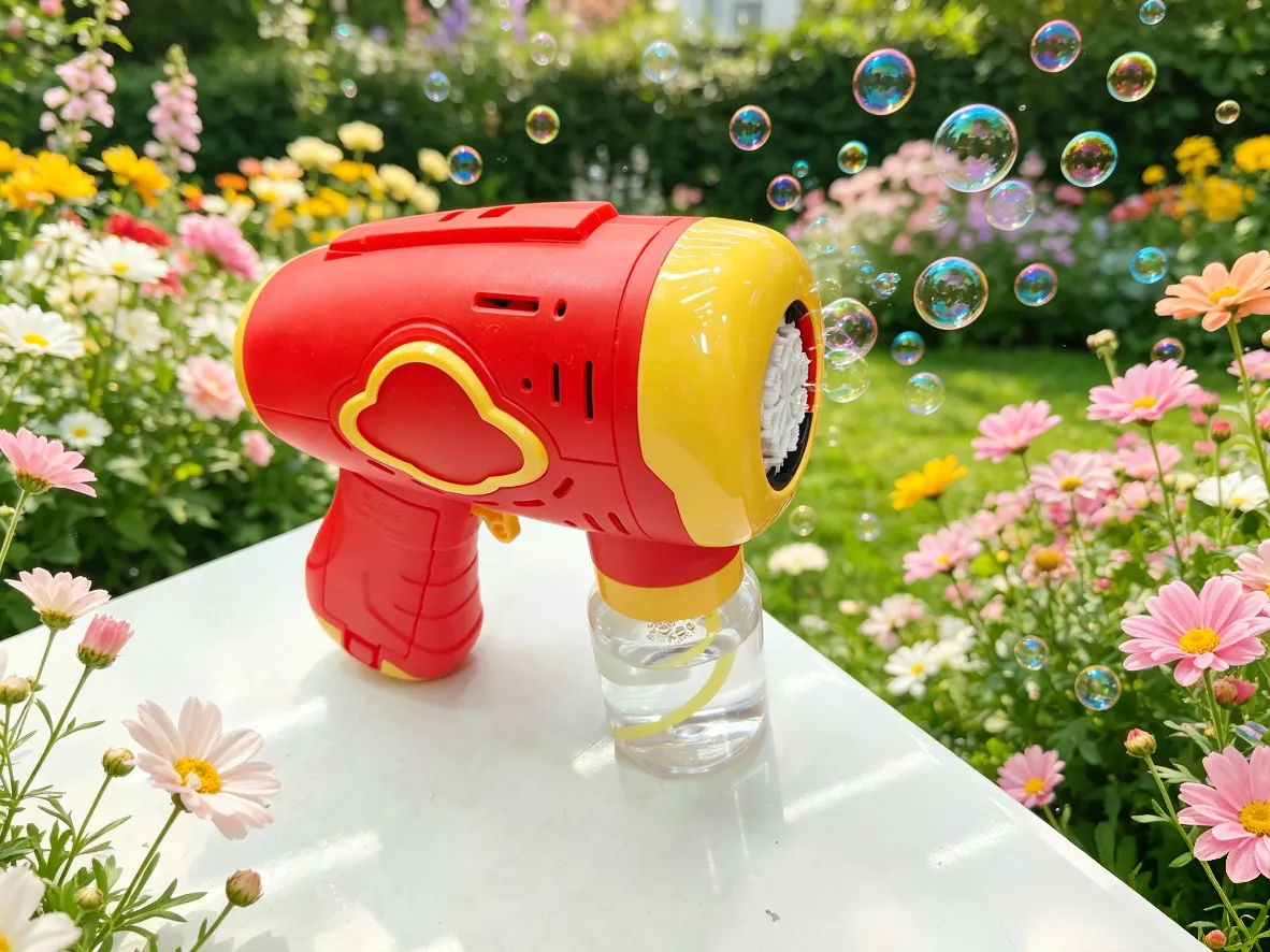 The 2026 new fully automatic bubble gun, a children's handheld electric bubble blowing machine, is a popular outdoor parent-child toy detail image 5
