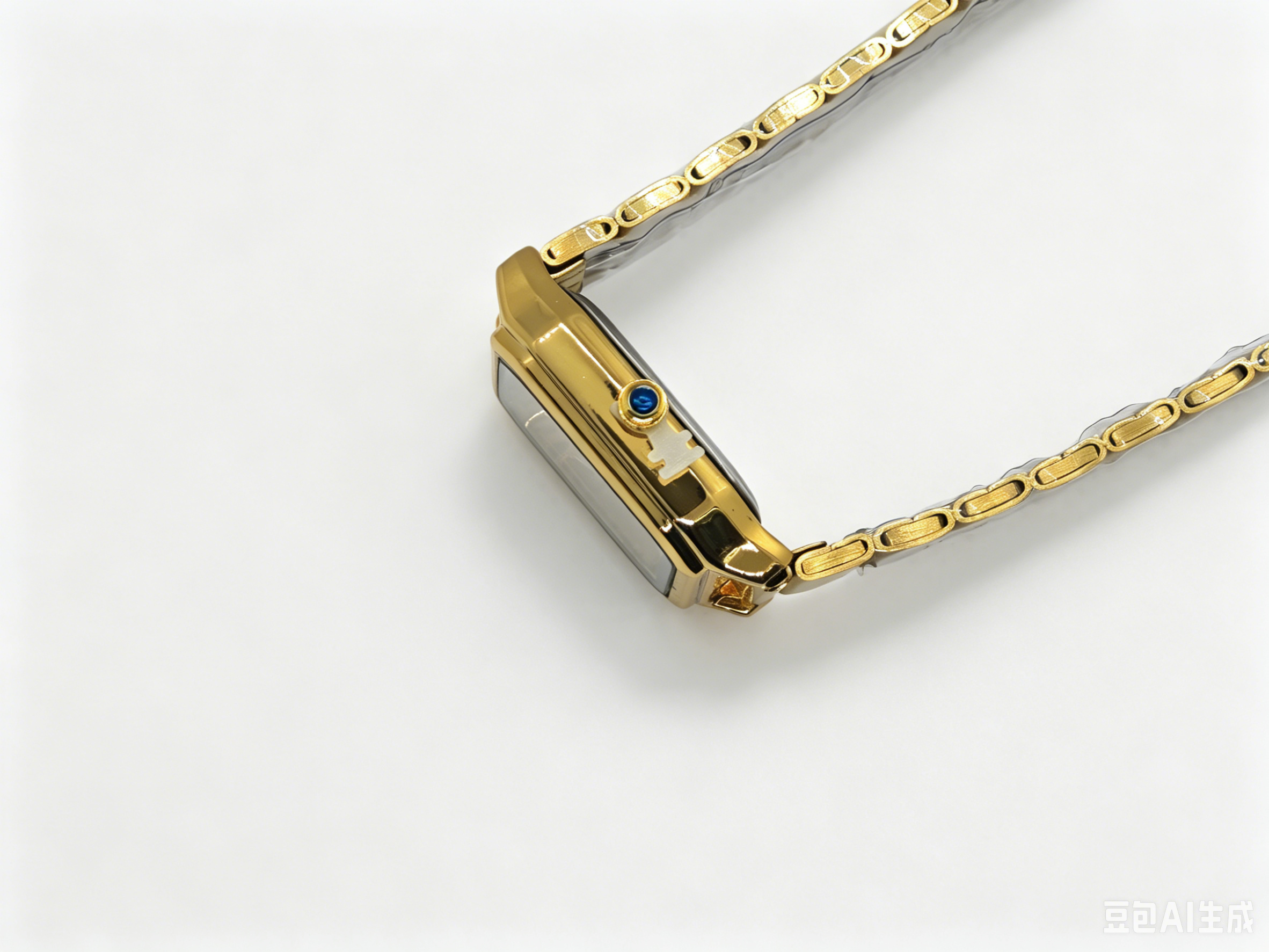 The watch manufacturer's gold, silver and steel band square four-color dial quartz watch is a fashionable, trendy and classic design for couple clothing accessories Application Scenario