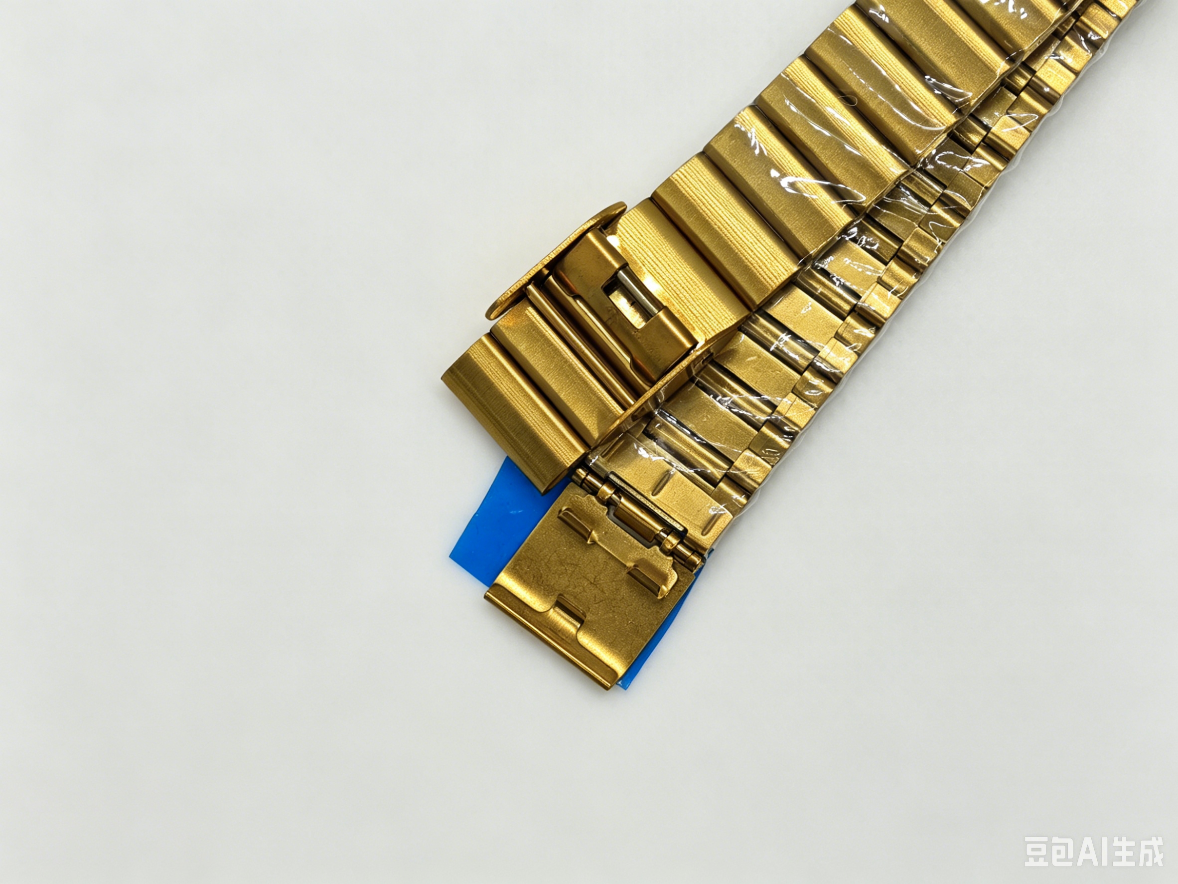 The golden steel band, three-color round dial quartz watch from the watch manufacturer features a fashionable, trendy and classic design, as well as a couple's clothing accessory watch Specification image