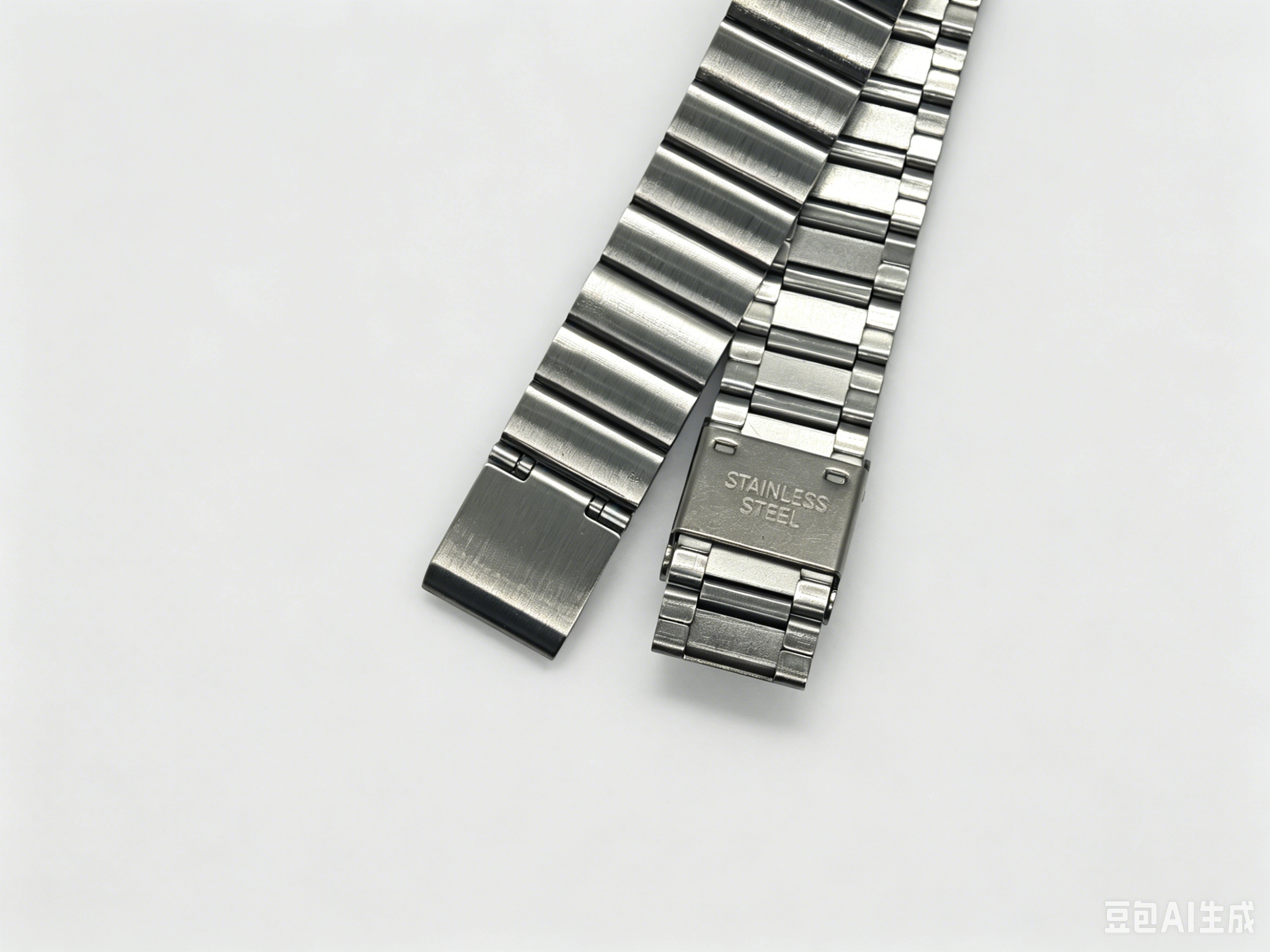 Silver steel band round two-tone dial quartz watch from the watch manufacturer, fashionable and trendy classic design, couple clothing accessory watch Specification image