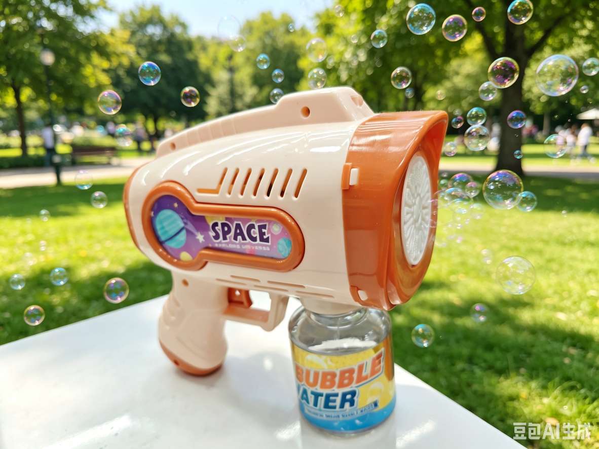 Space astronaut bubble machine, children's handheld fully automatic electric bubble gun, popular and best-selling toys for boys and girls, leak-proof