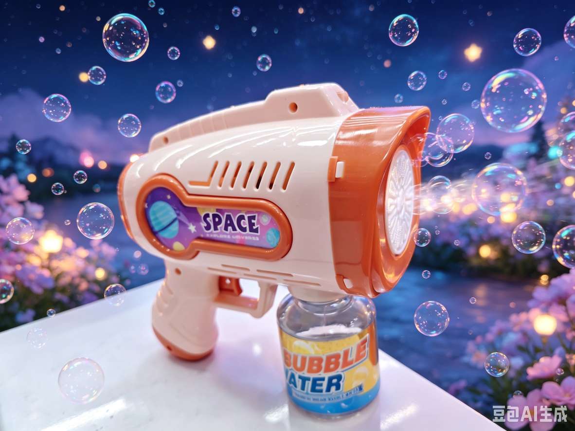 Space astronaut bubble machine, children's handheld fully automatic electric bubble gun, popular and best-selling toys for boys and girls, leak-proof detail image 6