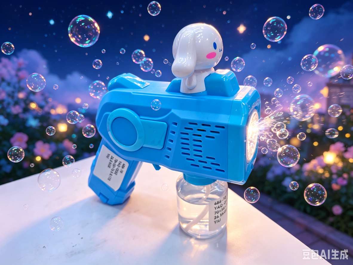 Máquina de la burbuja del perro de yugui para los niños handheld pistola eléctrica automática de la burbuja modelo de la red de la explosión para los hombres y las niñas juguetes impermeable details Picture
