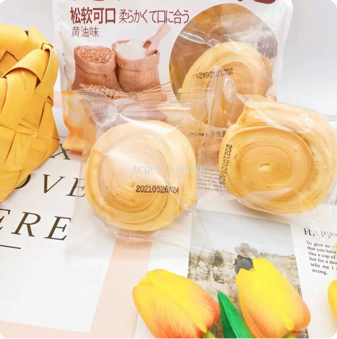 Free shipping! Sugar-free bread, lactic acid bacteria flavored, butter-flavored whole wheat bread, 336g, Manuca snack Application Scenario