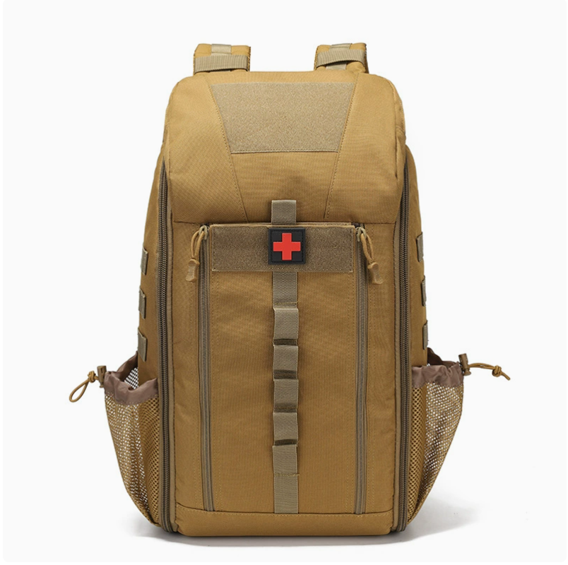 Tactical medical large-capacity backpack, outdoor first aid kit, multi-functional mountain climbing emergency kit, camouflage waterproof backpack Specification image