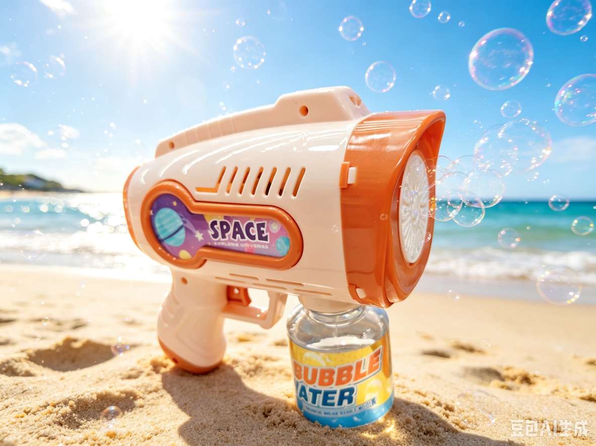 Space astronaut bubble machine, children's handheld fully automatic electric bubble gun, popular and best-selling toys for boys and girls, leak-proof detail image 5