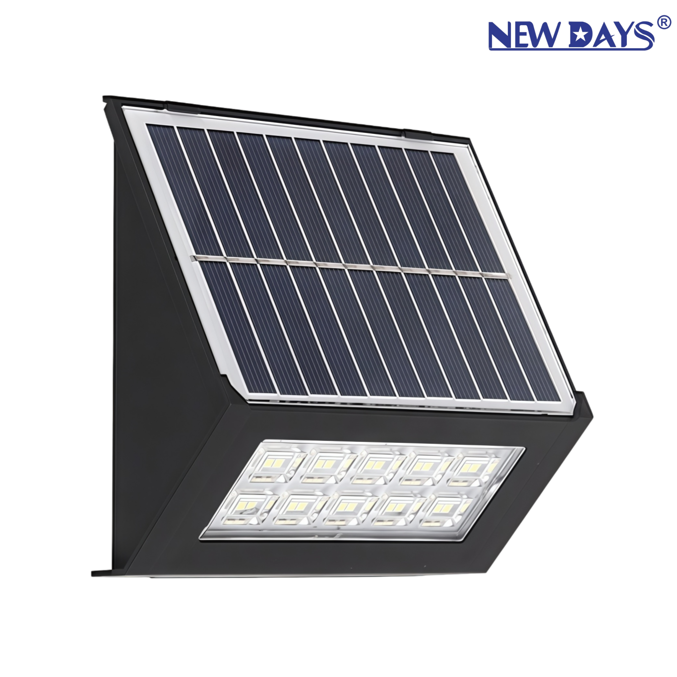 NEWDAYS brand cross border new led solar wall lamp outdoor waterproof ahorro de energía highlighting lamp quick charge wall lamp atmósfera patio lamp panel solar patio lamp