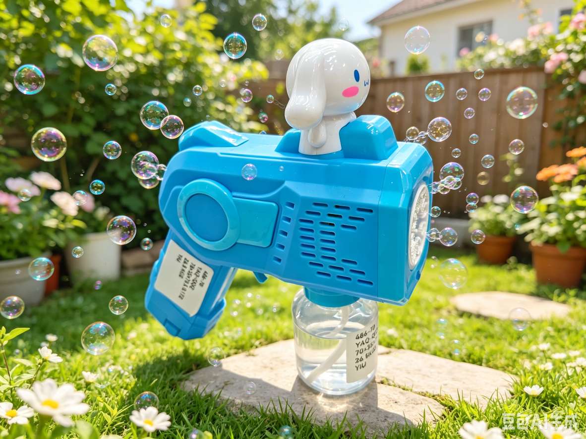 Máquina de la burbuja del perro de yugui para los niños handheld pistola eléctrica automática de la burbuja modelo de la red de la explosión para los hombres y las niñas juguetes impermeable detail image 2