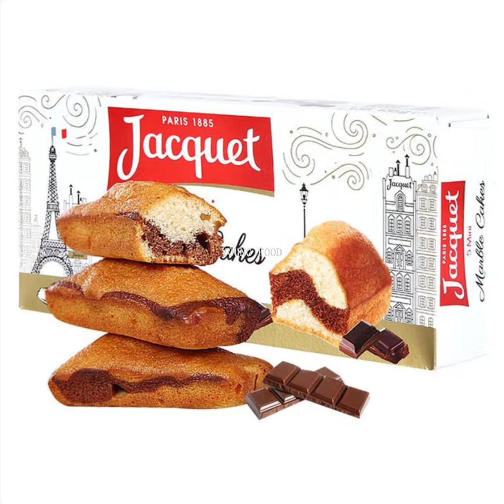 Free shipping! French imported Western-style pastry heart snack Yaleco Mini Marbled Cake, 135 grams