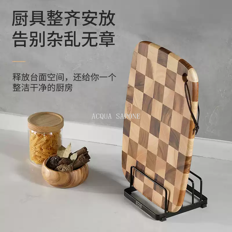 Free shipping! Cutting board storage rack, kitchen cutting board, enamel pot storage rack, pot lid rack, storage rack, anti-slip rack * details Picture