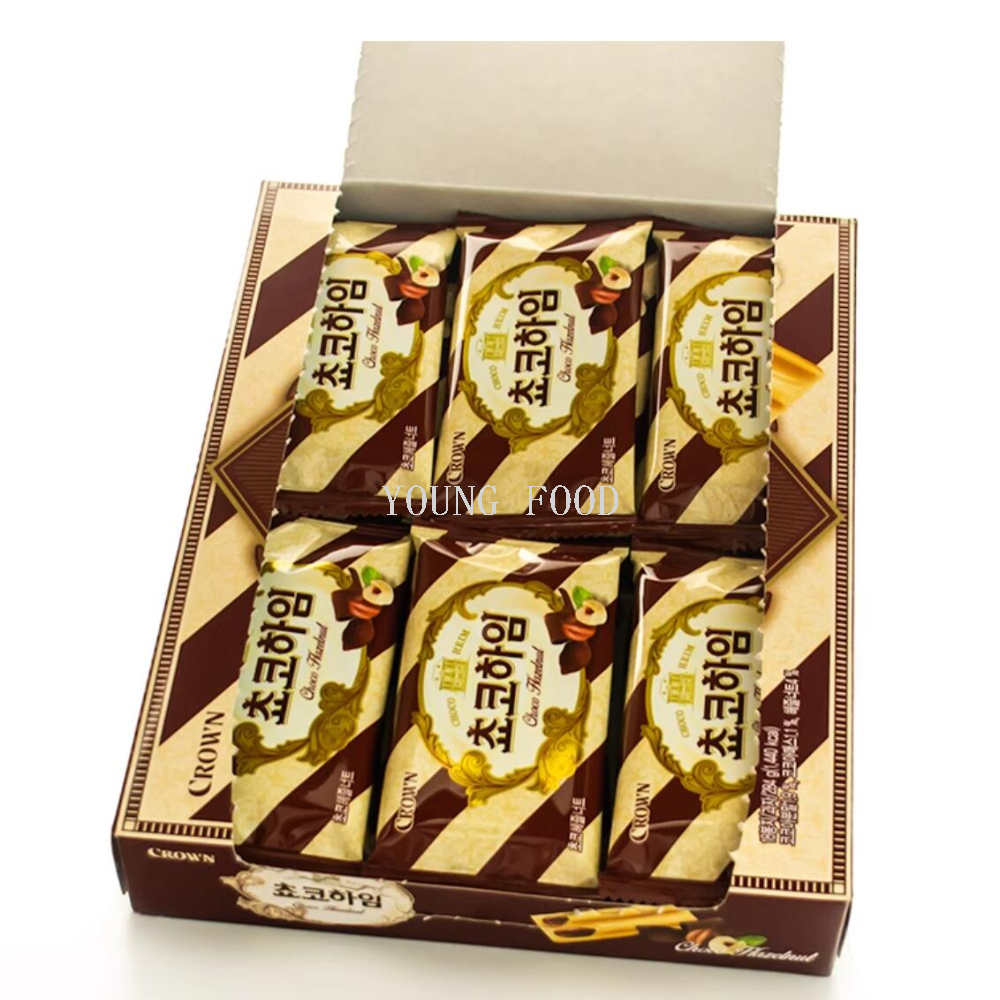 Free shipping! Korean imported snack food delicacies can be found at Yunkexian Chocolate Hazelnut Wafers 284g Application Scenario