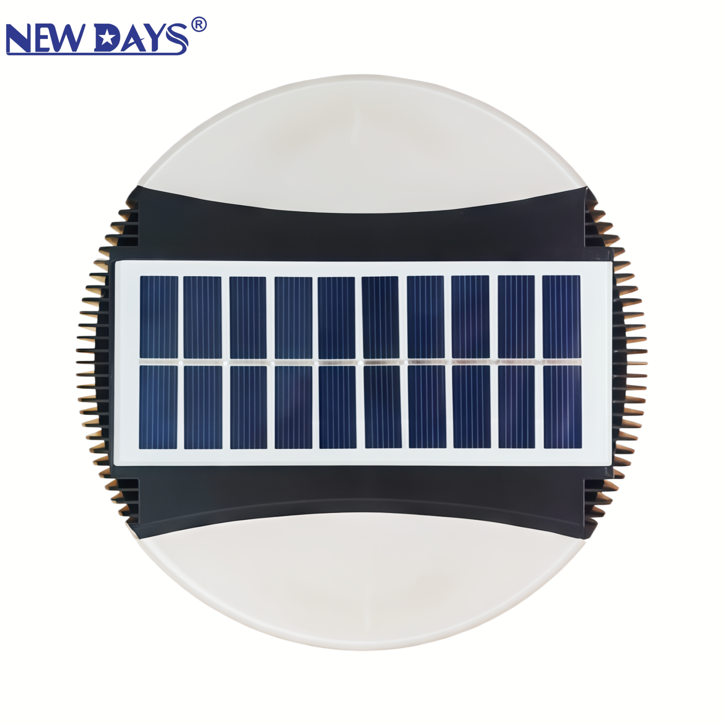 NEWDAYS brand cross-border new ledled integrated solar moon wall lamp, outdoor waterproof garden lamp, home ambient lighting decorative lamp solar street lamp